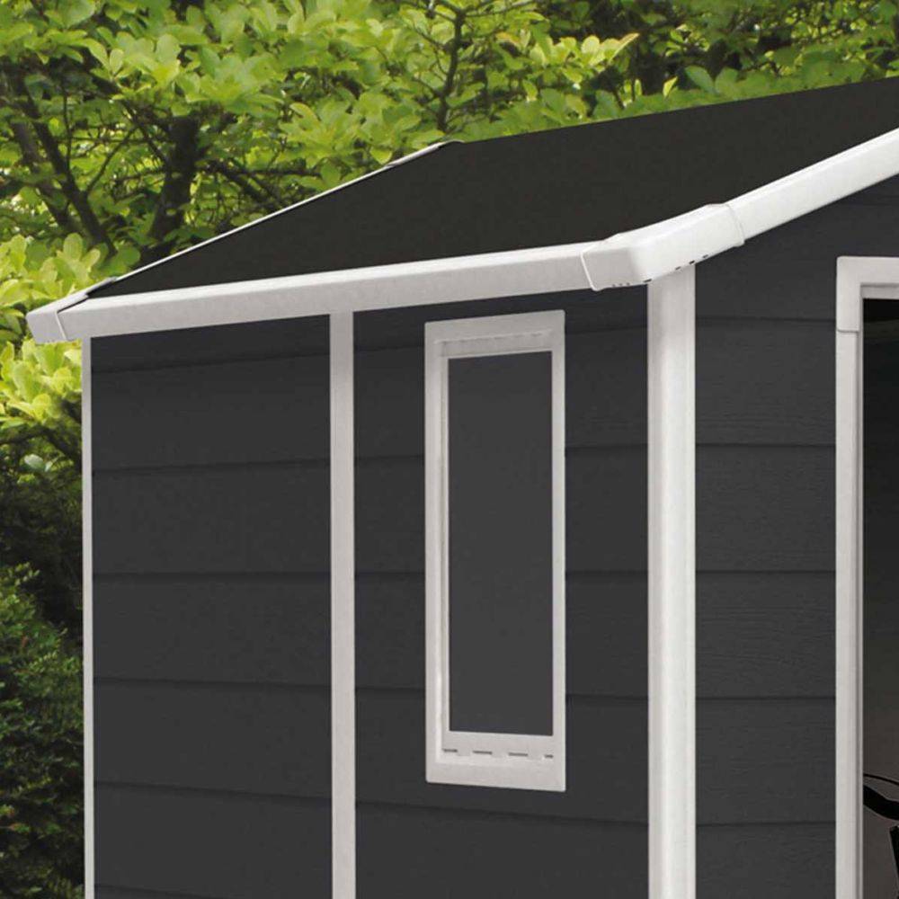 Abri de jardin résine anthracite avec plancher 2,5m² Premium Keter - Image 3