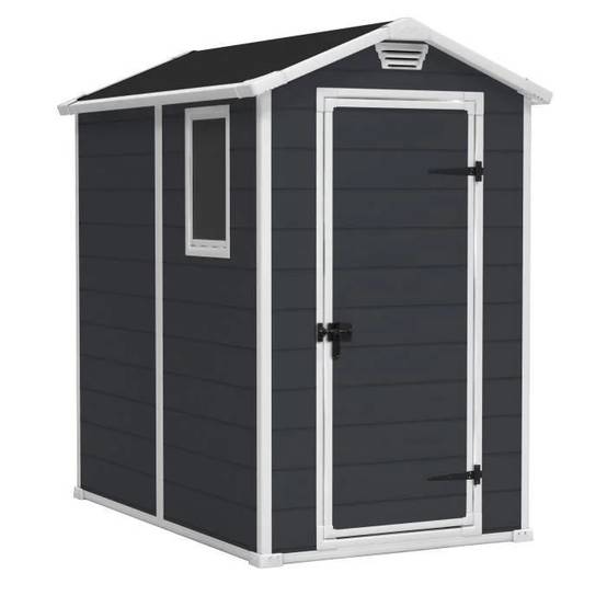 Abri de jardin résine anthracite avec plancher 2,5m² Premium Keter - Image 9
