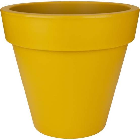 Pot de fleurs Elho rond pure round 50 cm Ocre - Image 3