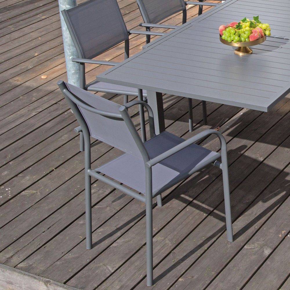Fauteuil De Jardin Empilable Aluminium – PROLOISIRS - Image 1