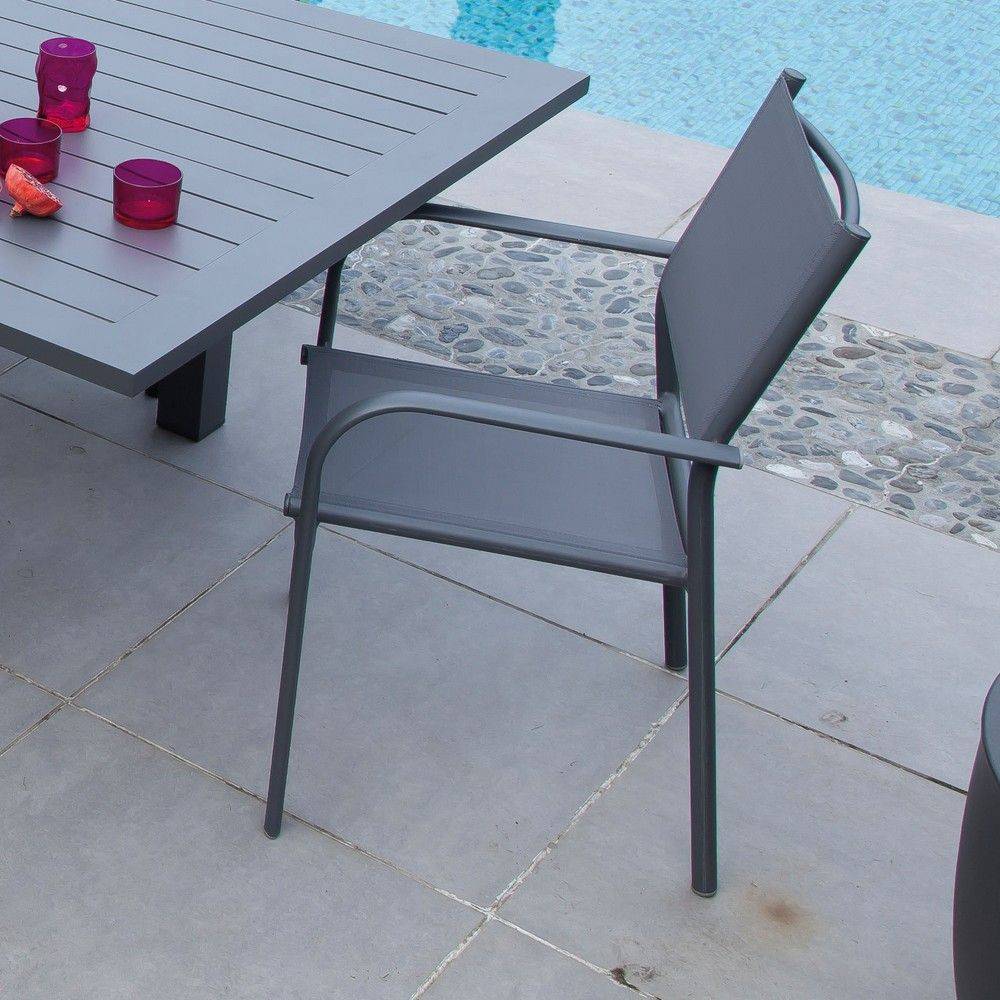 Fauteuil De Jardin Empilable Aluminium – PROLOISIRS - Image 2
