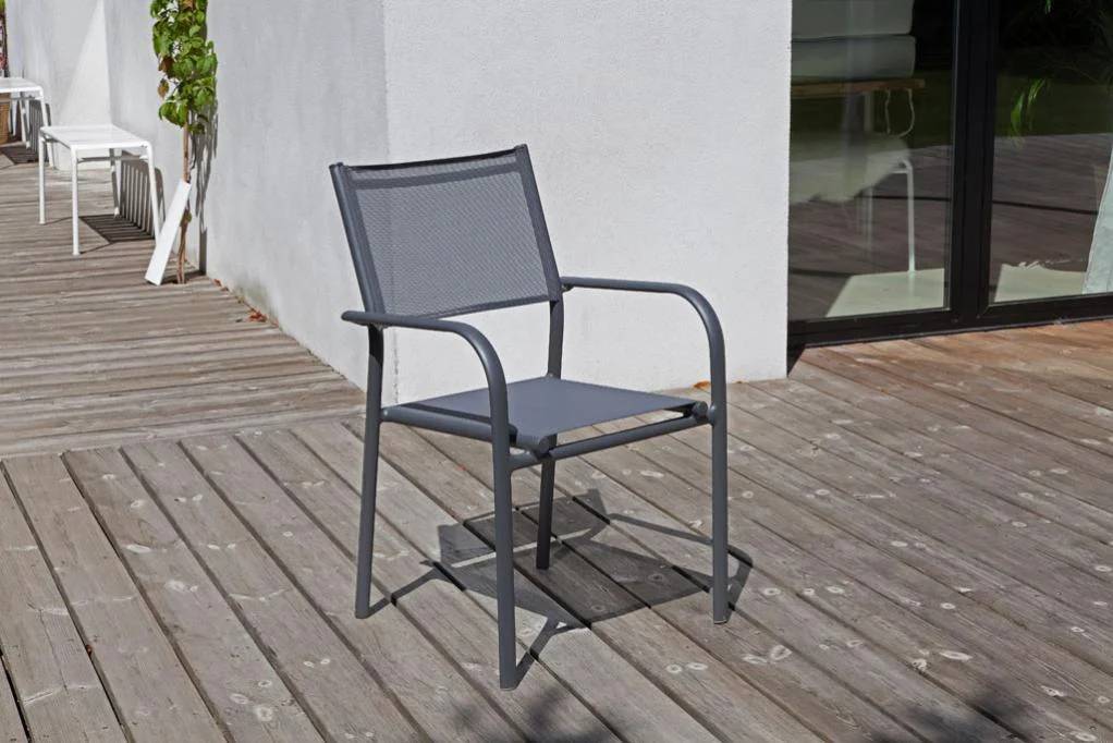 Fauteuil De Jardin Empilable Aluminium – PROLOISIRS - Image 7