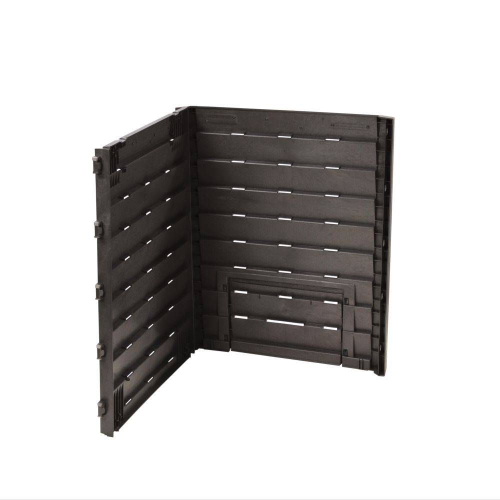 Composteur GARANTIA Thermo-Wood 600L marron + grille de fond - Image 10