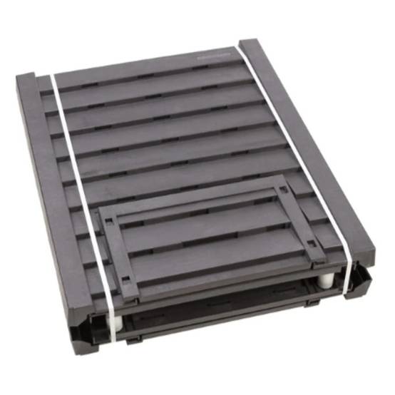 Composteur GARANTIA Thermo-Wood 600L marron + grille de fond - Image 1