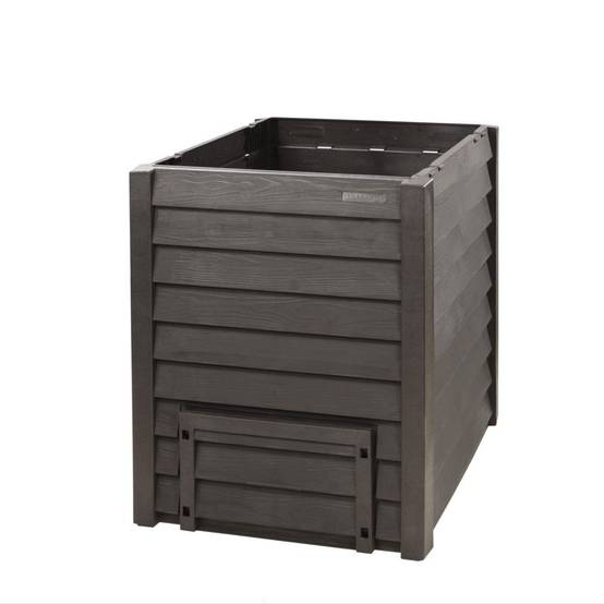 Composteur GARANTIA Thermo-Wood 600L marron + grille de fond - Image 2