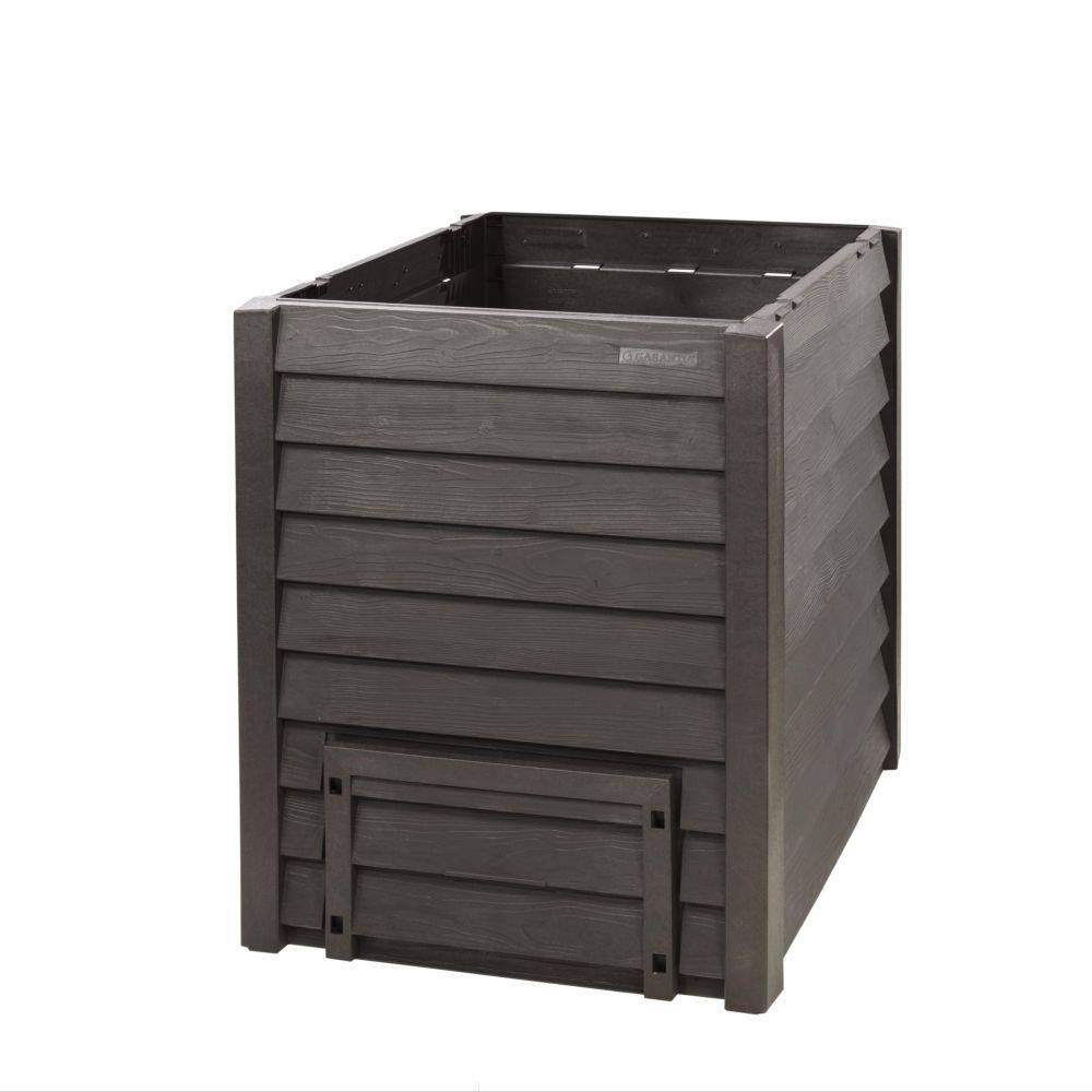 Composteur GARANTIA Thermo-Wood 600L marron + grille de fond - Image 2