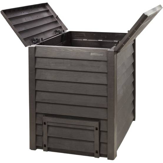 Composteur GARANTIA Thermo-Wood 600L marron + grille de fond - Image 28