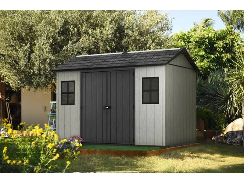 Keter - Abri de jardin résine anthracite avec plancher 8m² Ep.20mm Brossium - Keter - Image 4
