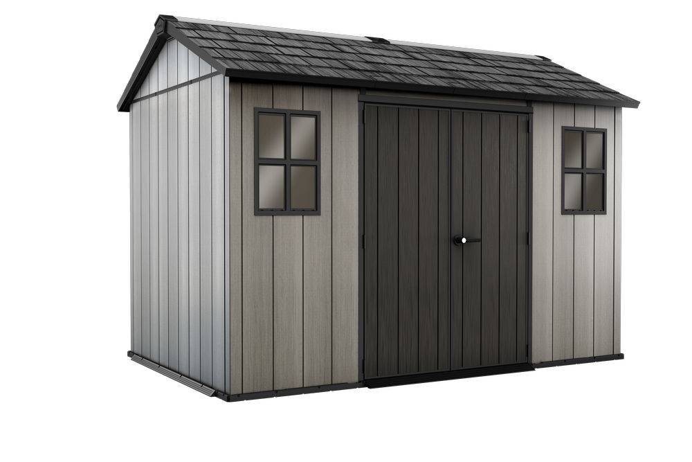 Keter - Abri de jardin résine anthracite avec plancher 8m² Ep.20mm Brossium - Keter - Image 11