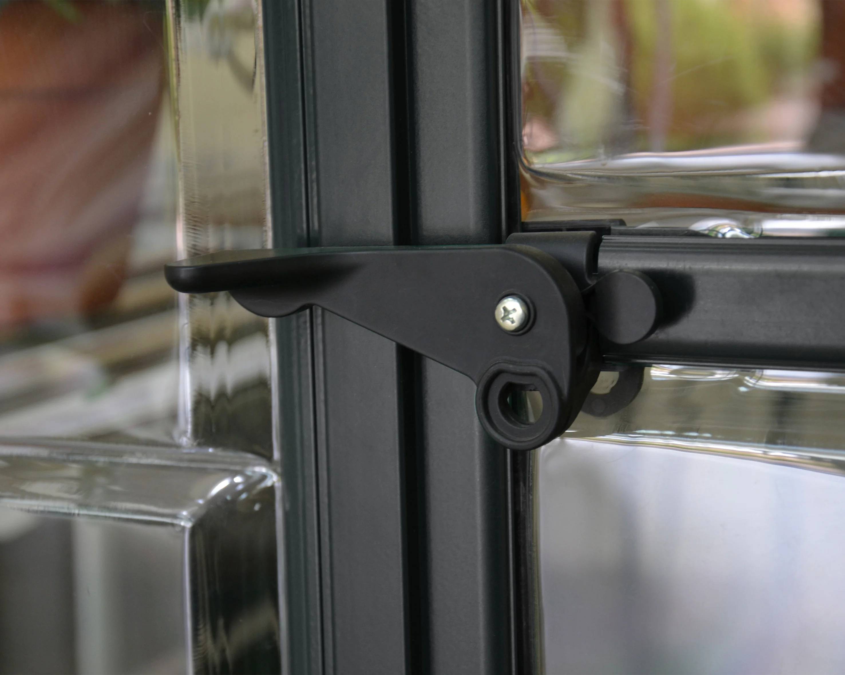 Canopia by Palram - Serre de jardin polycarbonate aluminium anthracite 5,7 m² Harmony avec embase - Canopia by Palram - Image 12