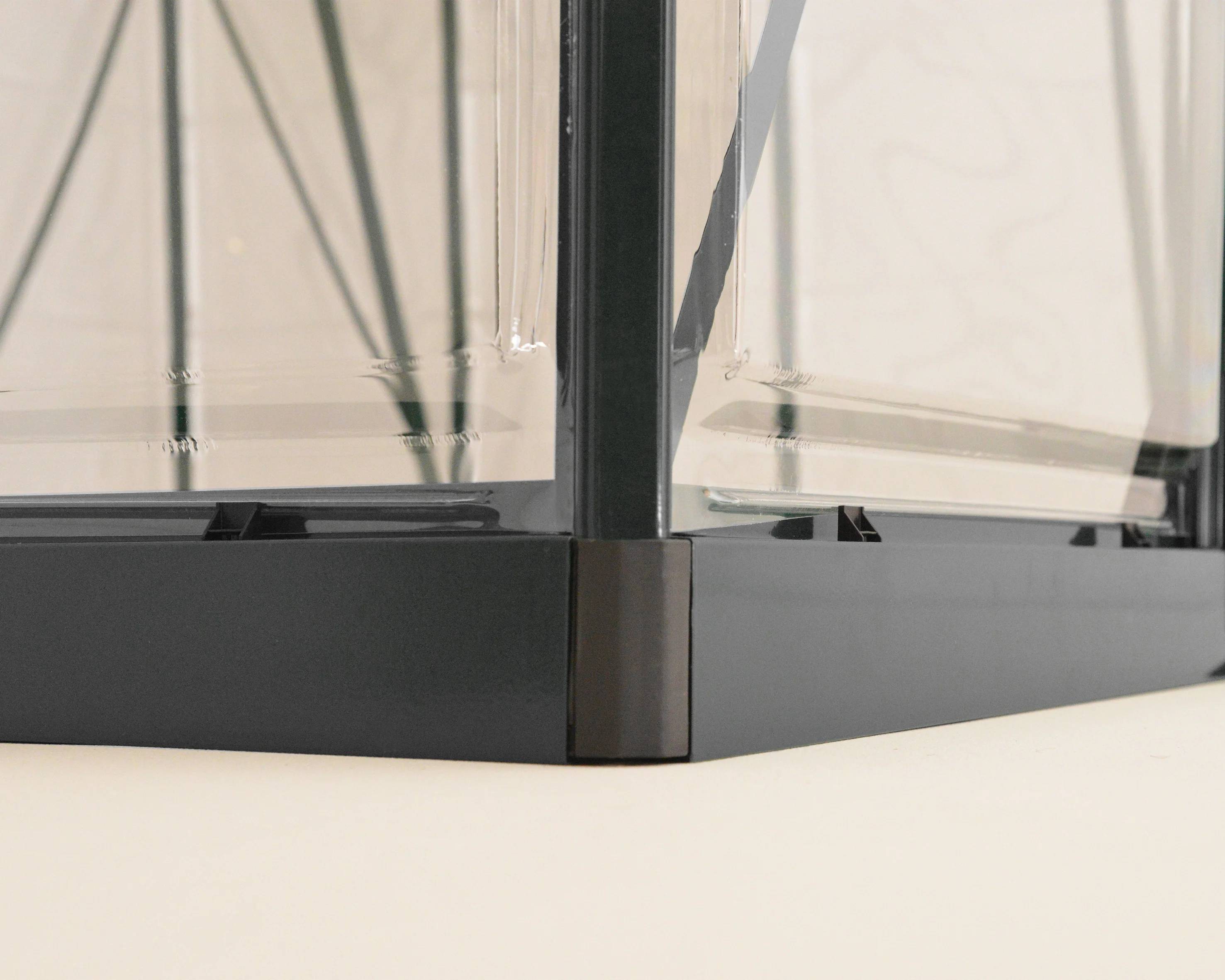 Canopia by Palram - Serre de jardin polycarbonate aluminium anthracite 5,7 m² Harmony avec embase - Canopia by Palram - Image 14