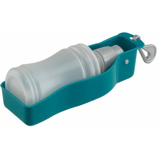 Abreuvoir de voyage gourde plastique bleu L.19.5 cm l.6.7 cm H.6.2 cm - Ferplast - Image 4
