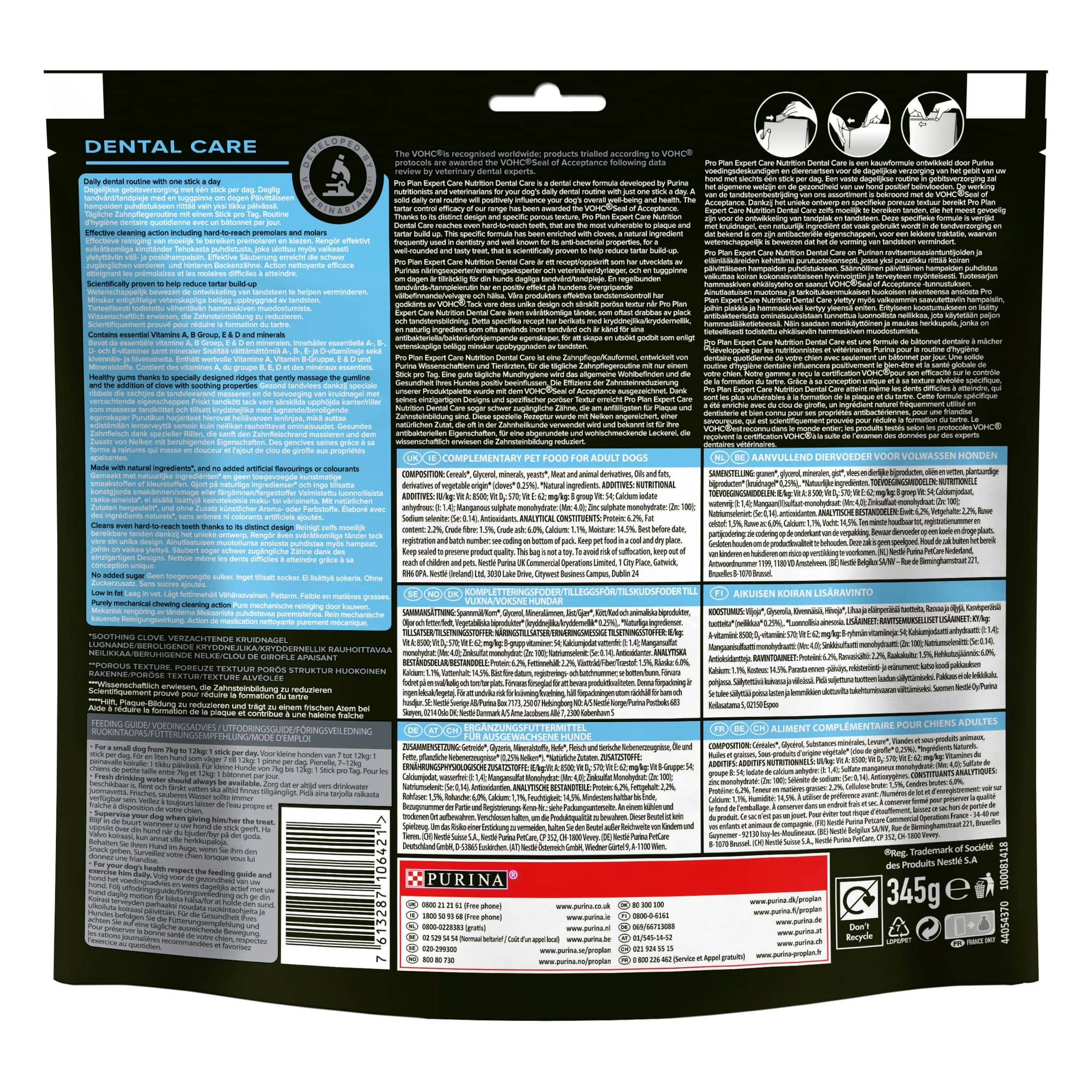 Purina Pro Plan - Pro Plan Expert Care Nutrition Dental Care Snacks à mâcher Petit chien – PROPLAN - Image 5