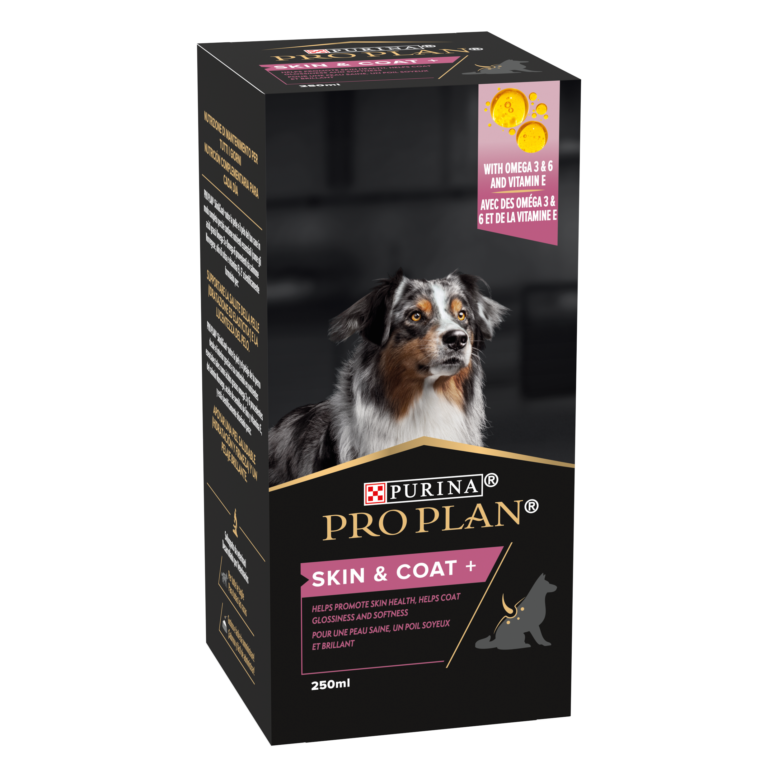 Purina Pro Plan - PRO PLAN Skin & Coat+ Chien Aliment complémentaire 250ml - Image 4