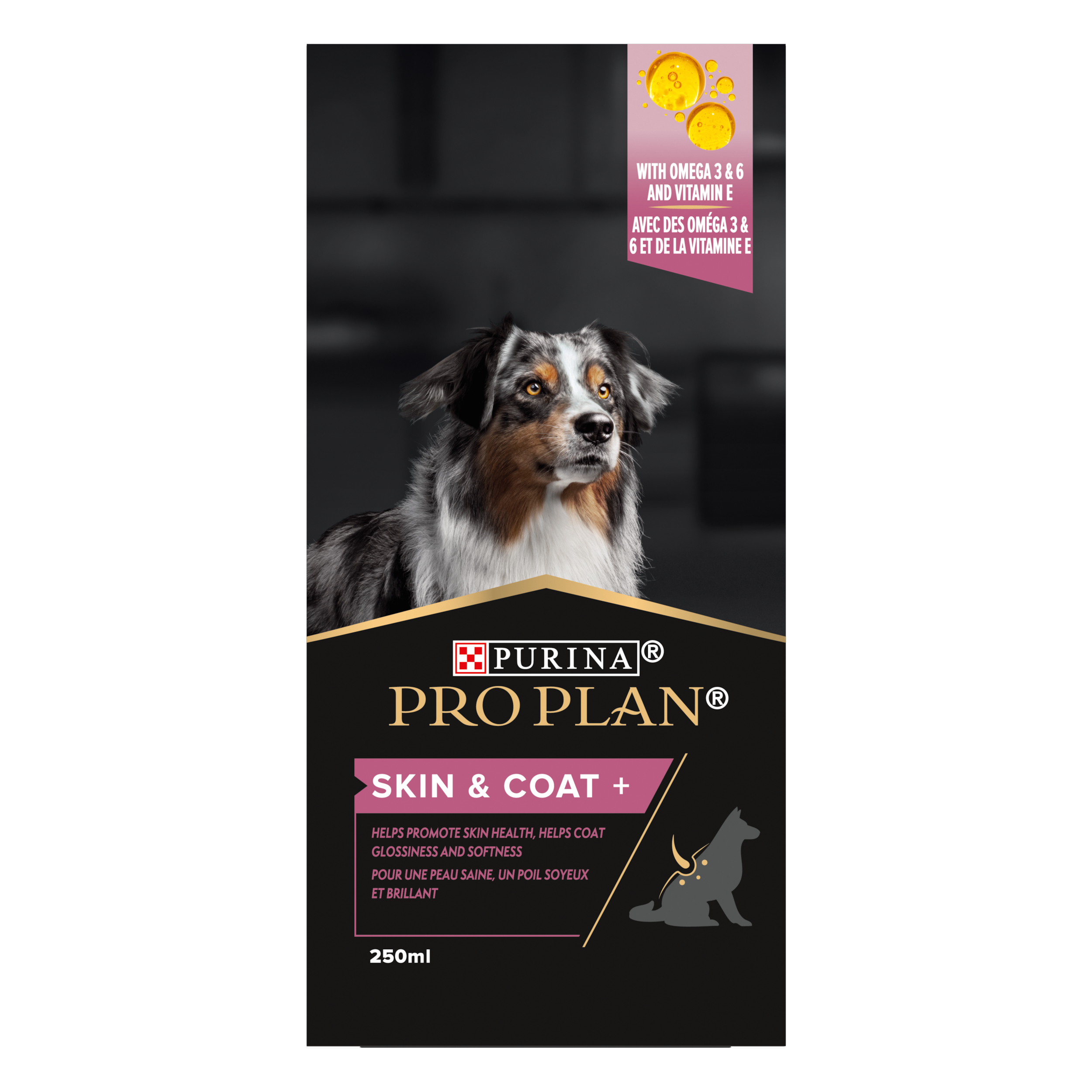 Purina Pro Plan - PRO PLAN Skin & Coat+ Chien Aliment complémentaire 250ml - Image 6