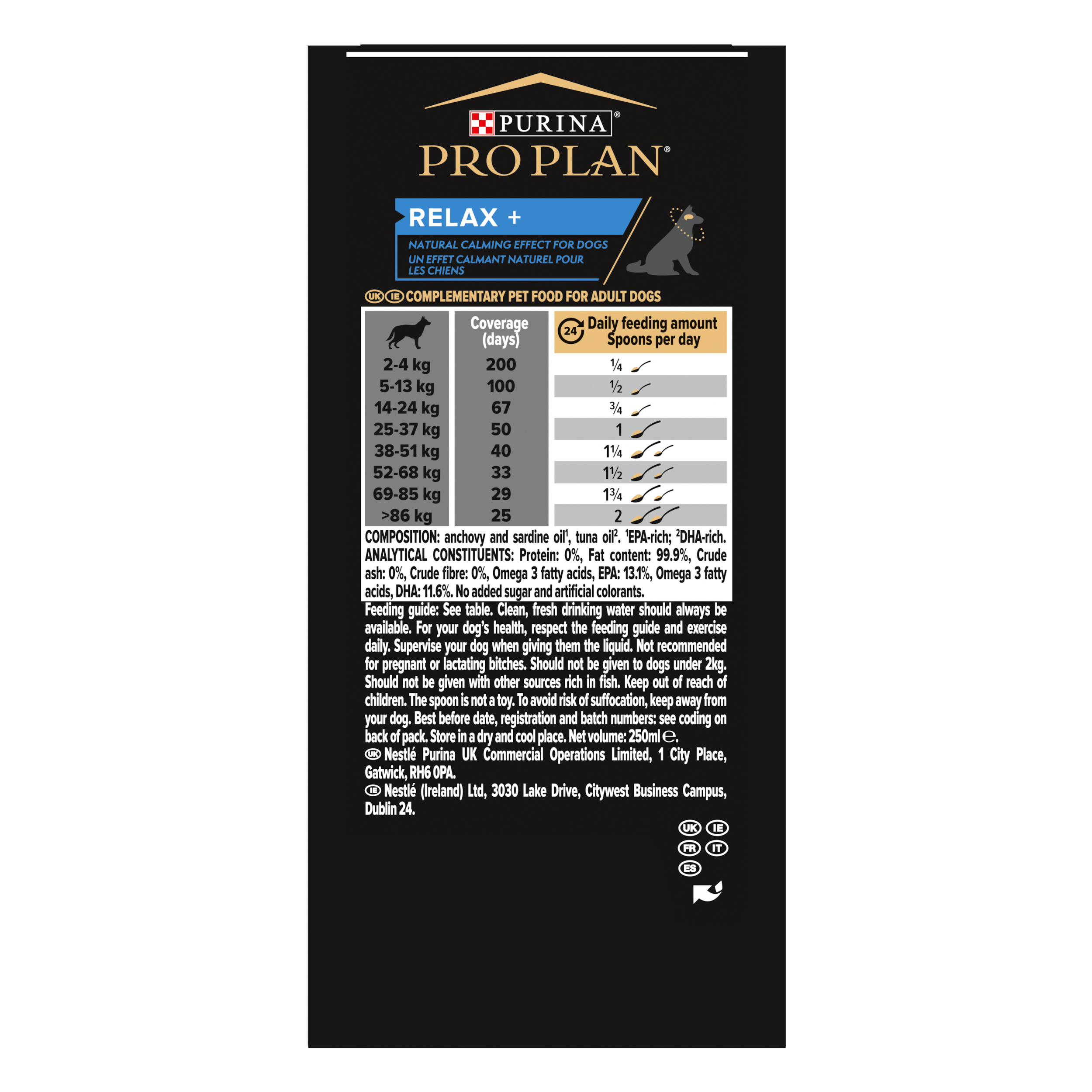 Purina Pro Plan - PRO PLAN Relax+ Aliment complémentaire du quotidien pour chiens adultes - 250ml - Image 5