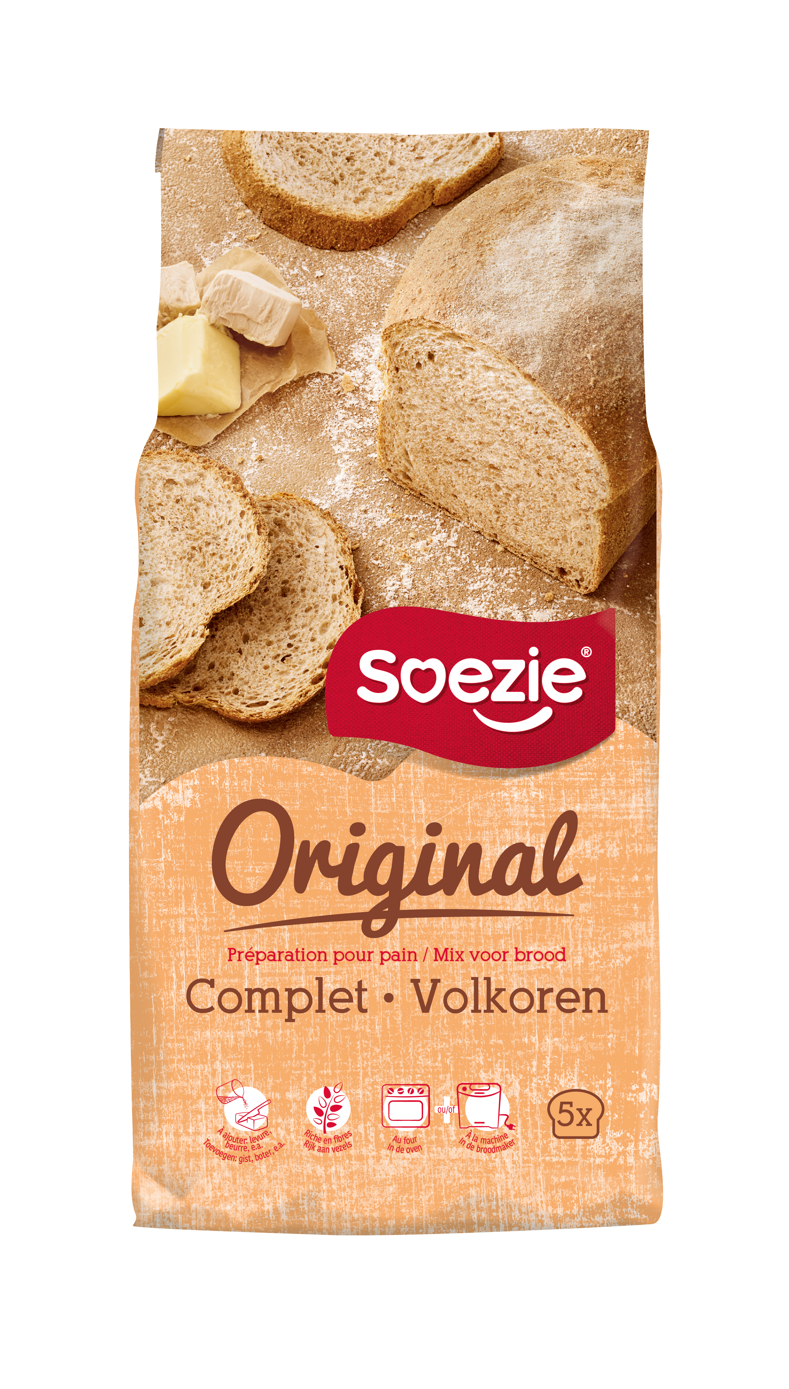 Soezie - Préparation Original pain complet 2,5 kg  - Soezie