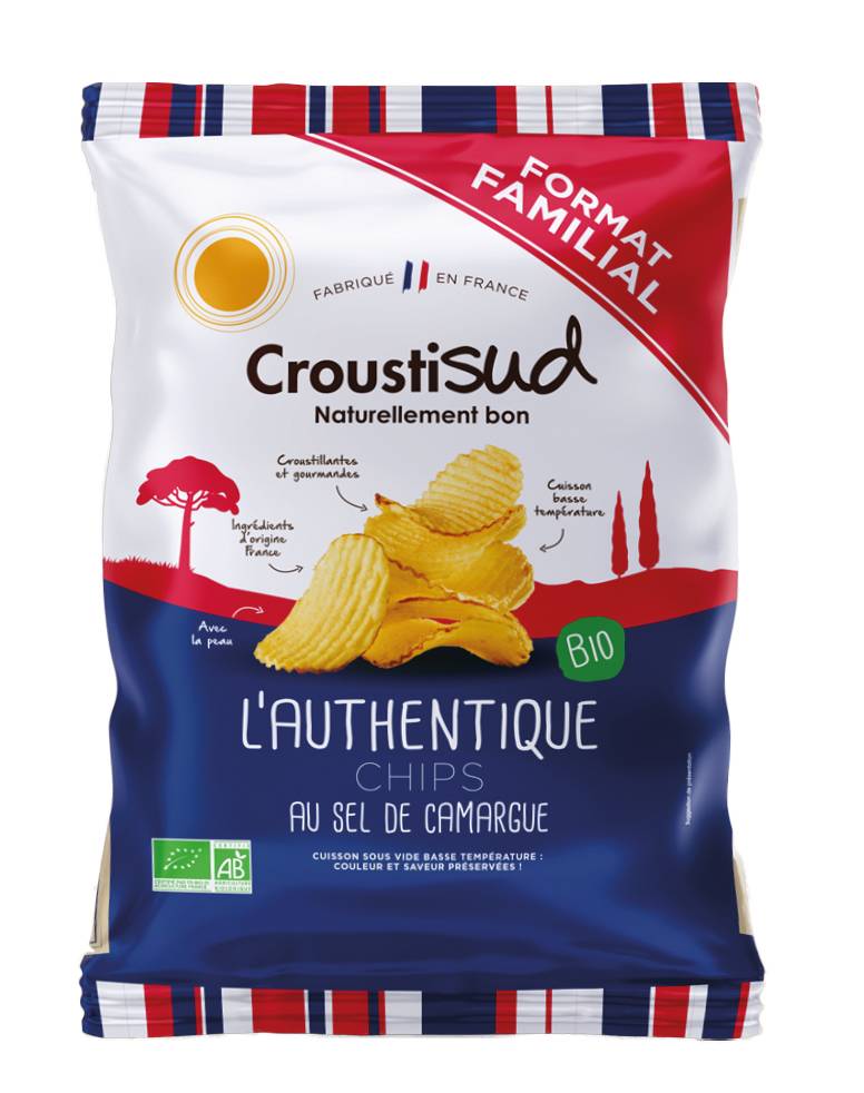 L'Authentique- Chips au sel de Camargue- Format familial