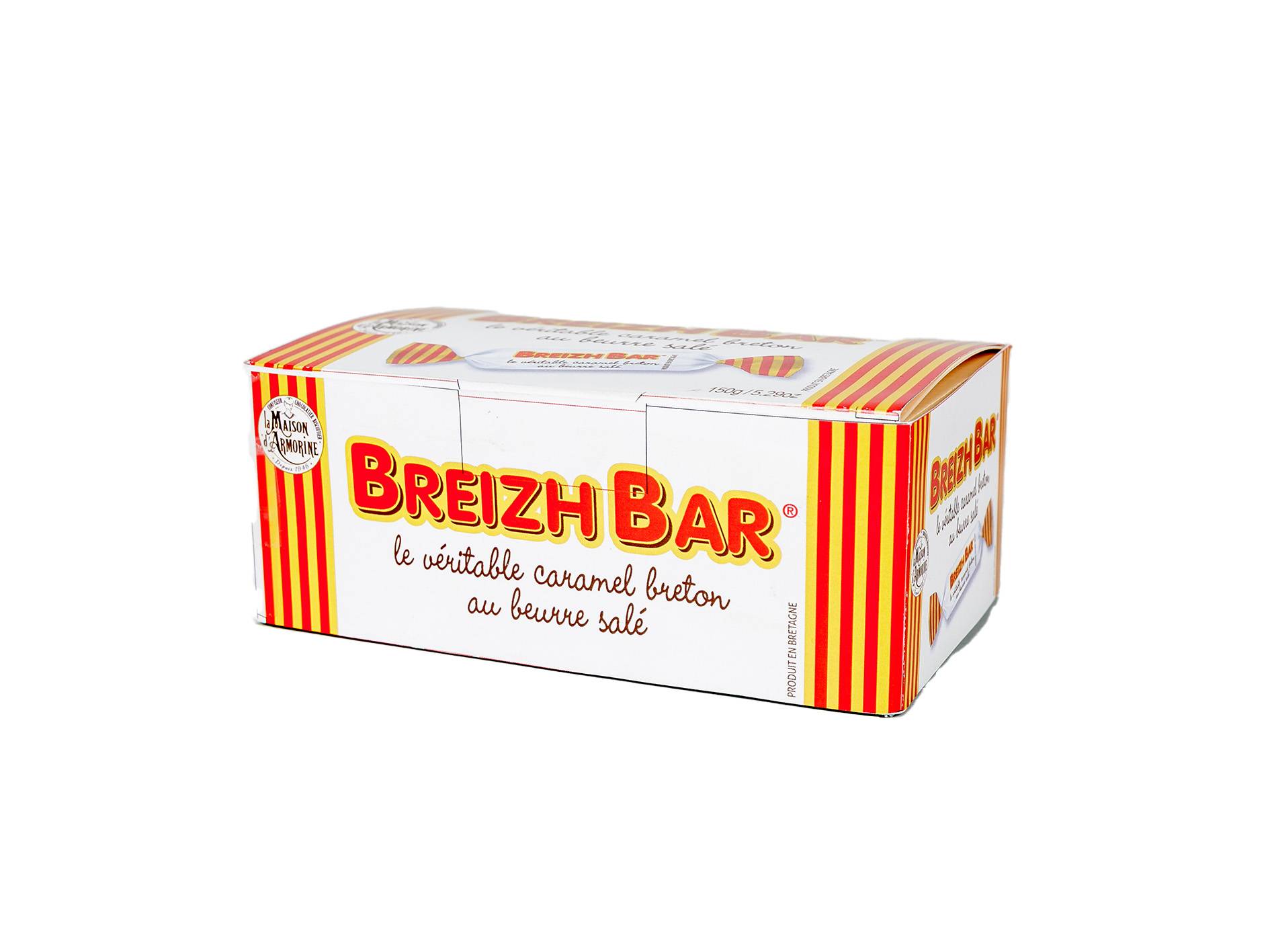 Boite 150g Breizh Bar : petite barre de caramel tendre
