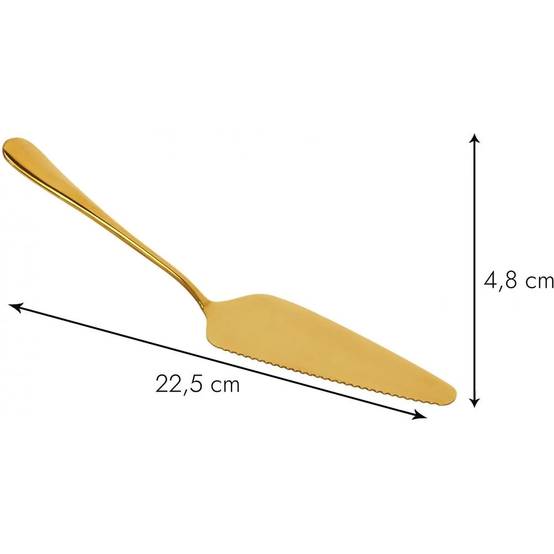 Pelle à tarte Acier inoxydable Doré L 22,50 cm THE HOME DECO FACTORY - Image 6