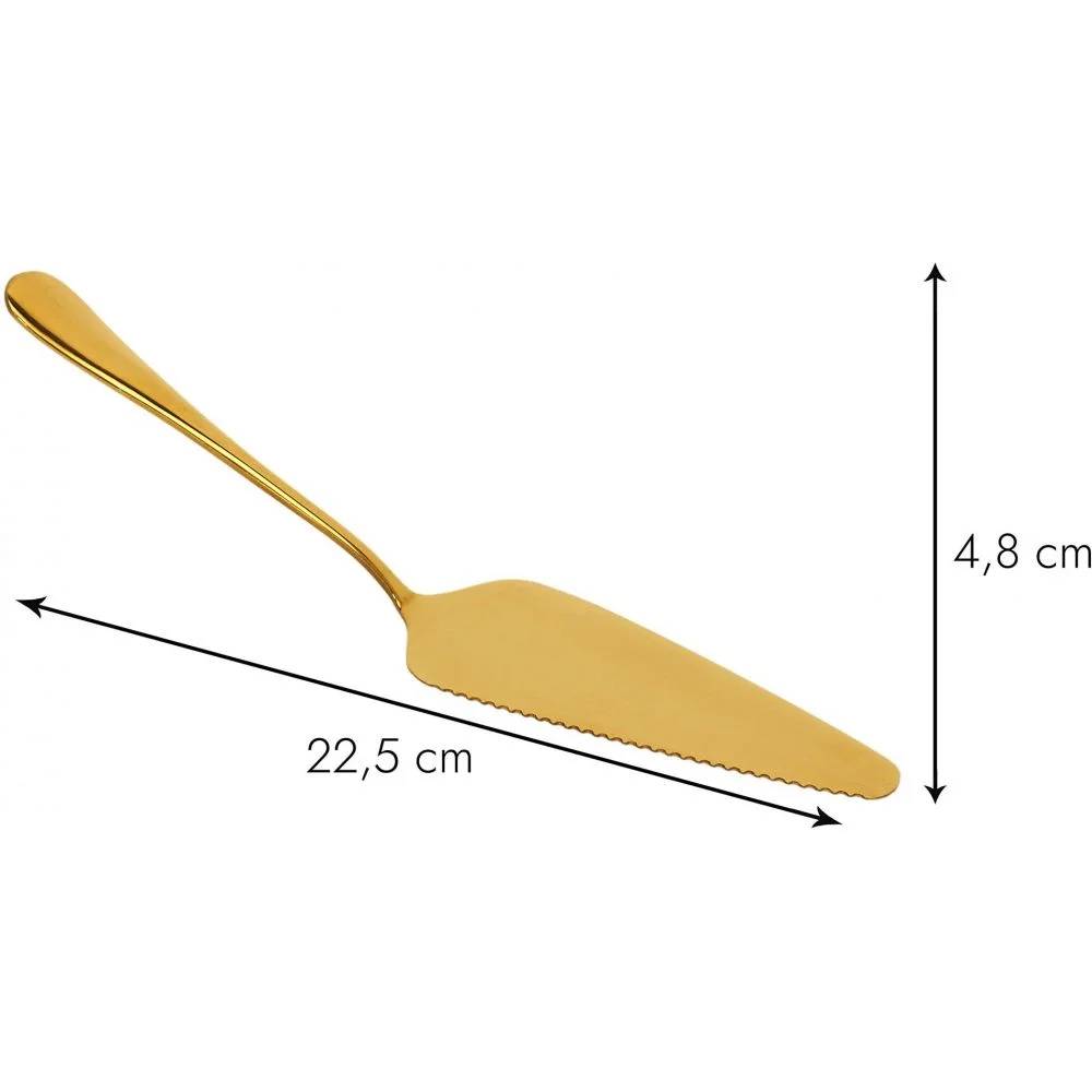 Pelle à tarte Acier inoxydable Doré L 22,50 cm THE HOME DECO FACTORY - Image 6