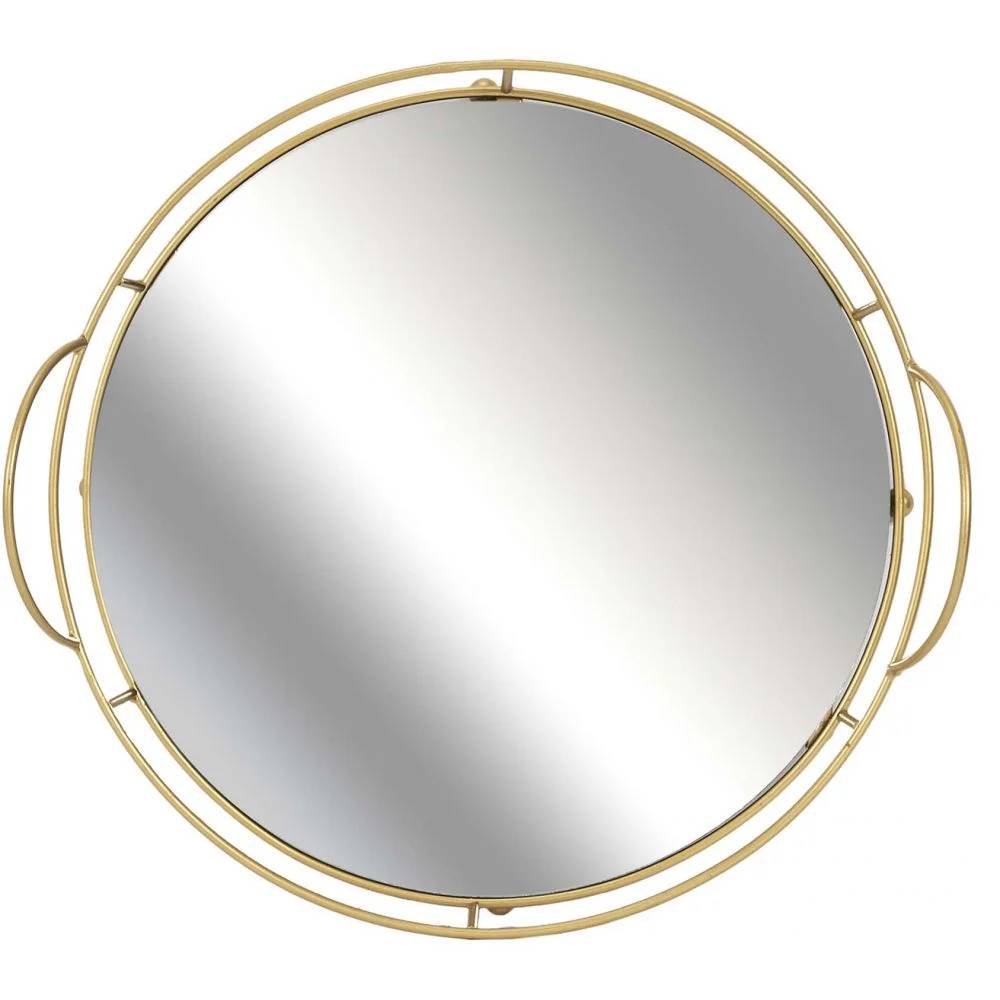 Plateau de présentation Fer Verre 34 cm – THE HOME DECO FACTORY - Image 2
