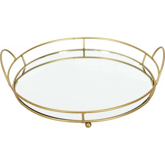 Plateau de présentation Fer Verre 34 cm – THE HOME DECO FACTORY - Image 8