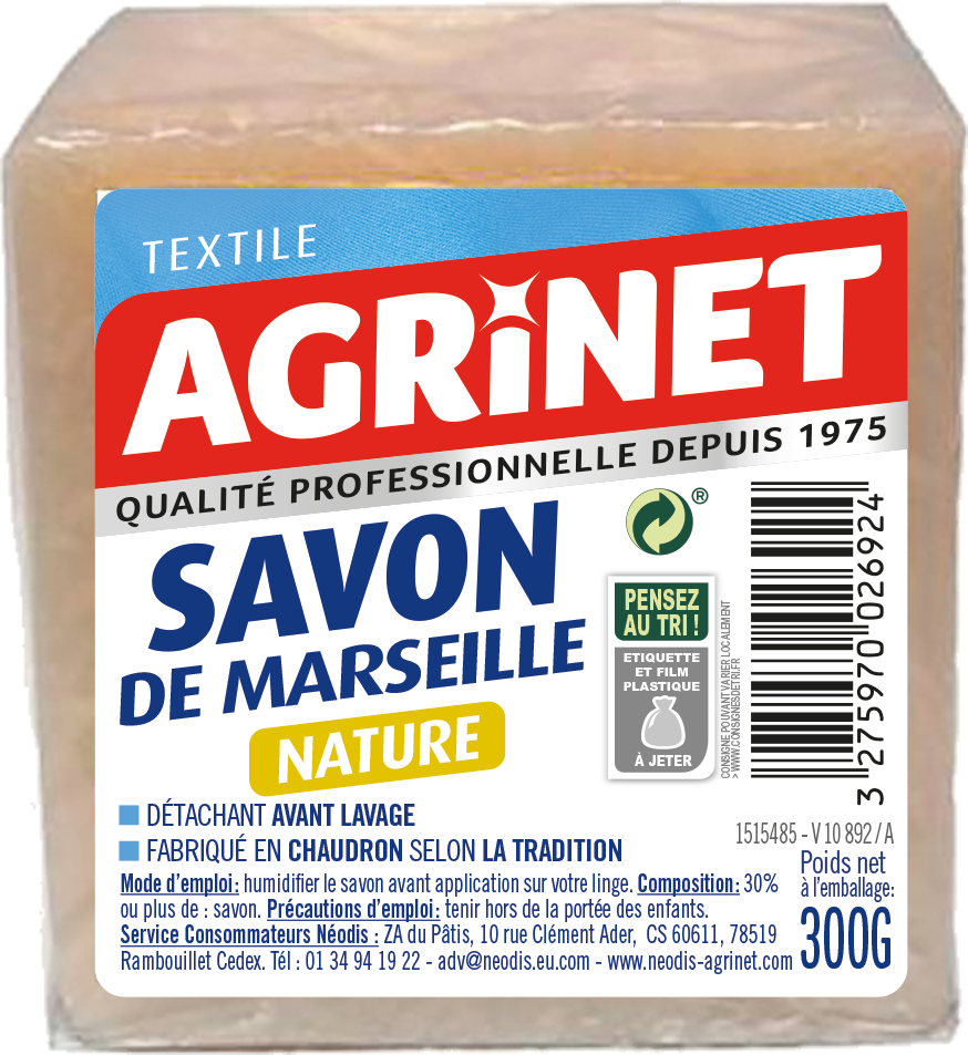 Agrinet - Savon de Marseille Nature