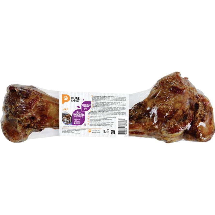 Pure Family - Os de jambon sec pour chien Pure Family