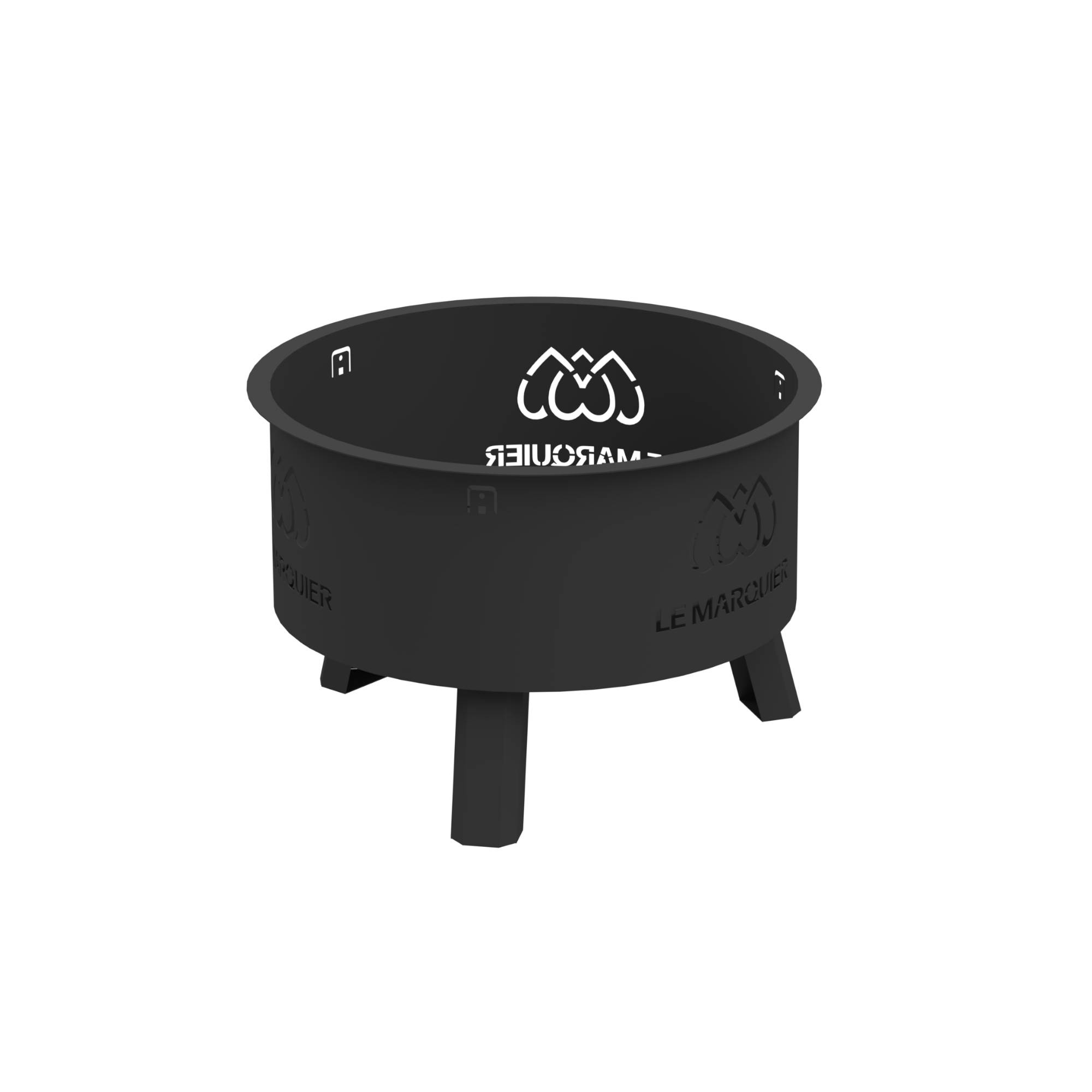 Le Marquier - Brasero rond noir - LE MARQUIER - Image 4