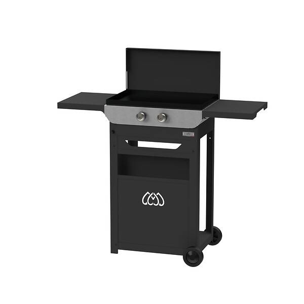Le Marquier - Plancha Gaz 2 feux sur chariot Original Duo 260 - Le Marquier