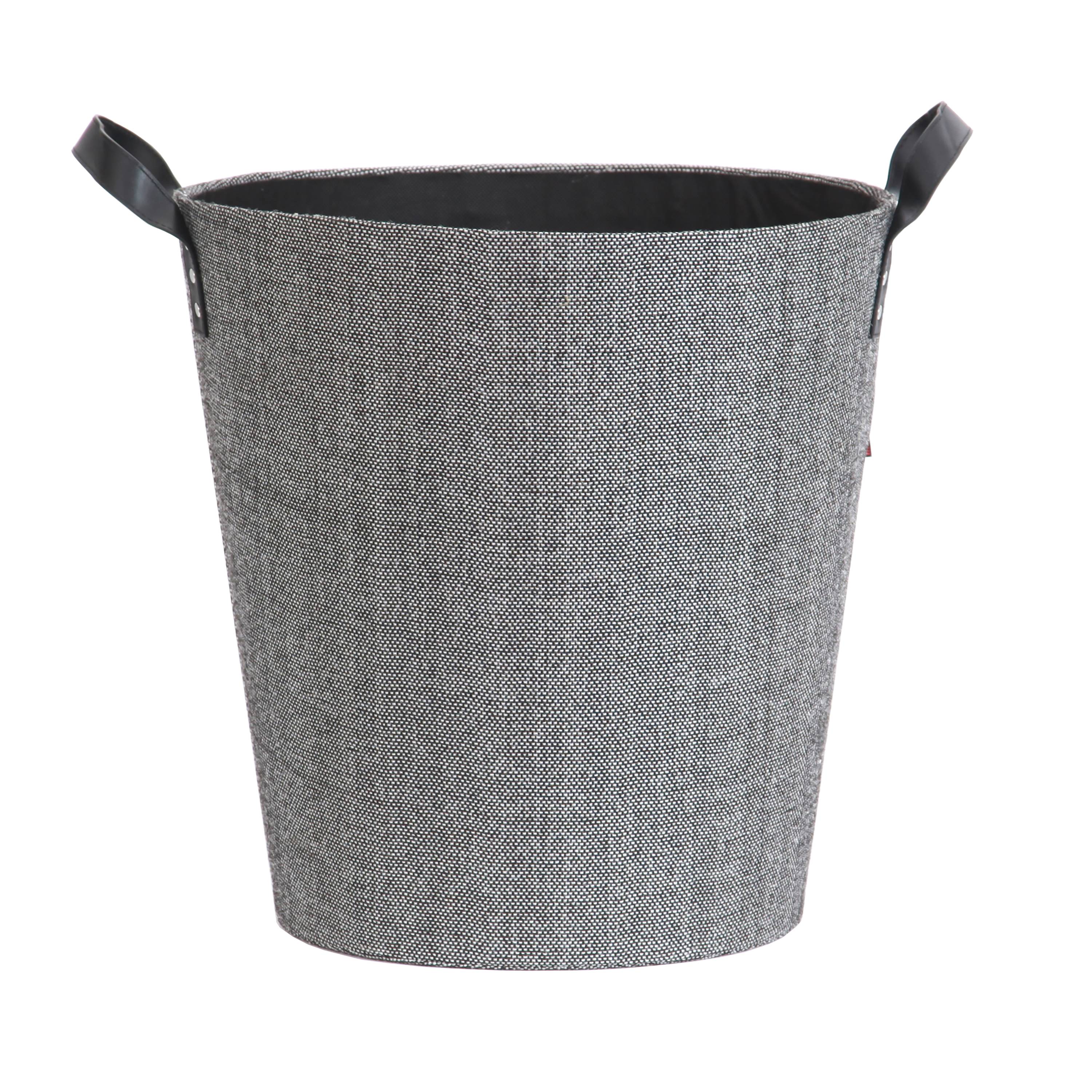 Le Marquier - Panier rond bûche et à granulé Gris - Image 3