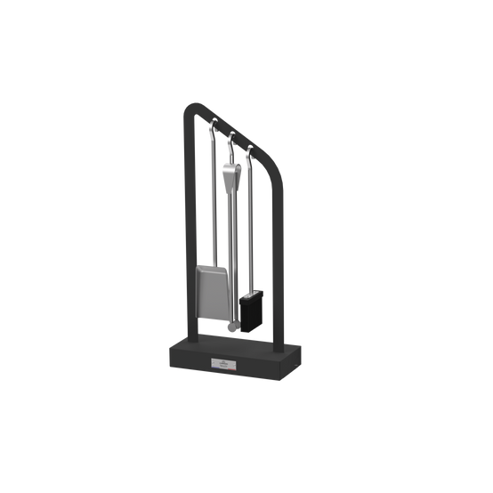 Le Marquier - Serviteur de cheminée acier noir 3 accessoires – LEMARQUIER - Image 2