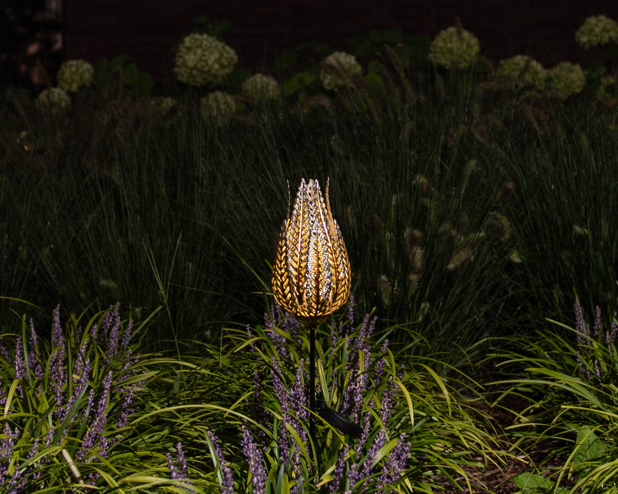 Garden ID - Lampe solaire sur tige Fougère Ø16 x H.16 cm - Garden Id - Image 1