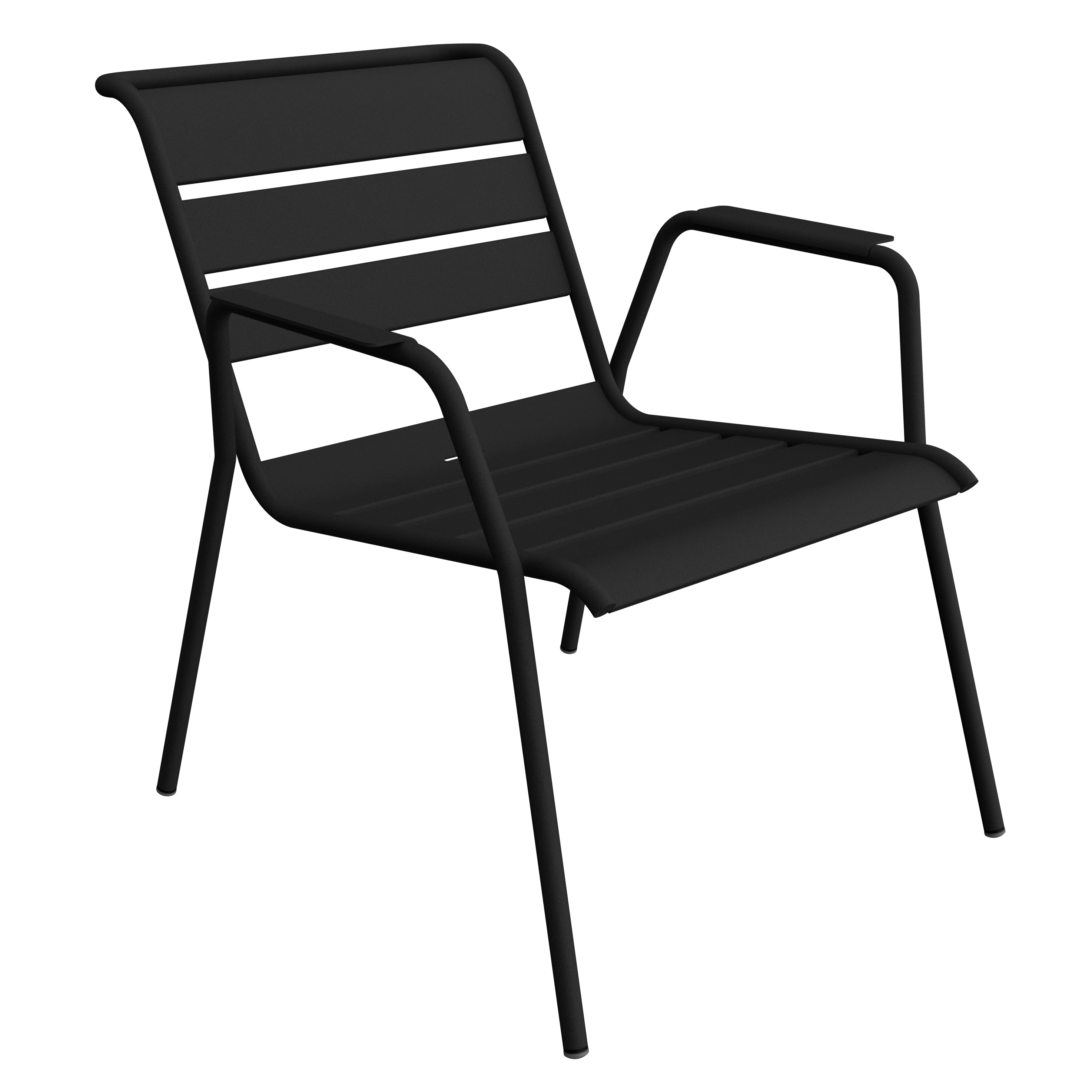 Fermob - Fauteuil de jardin acier carbone Monceau Lounge Fermob