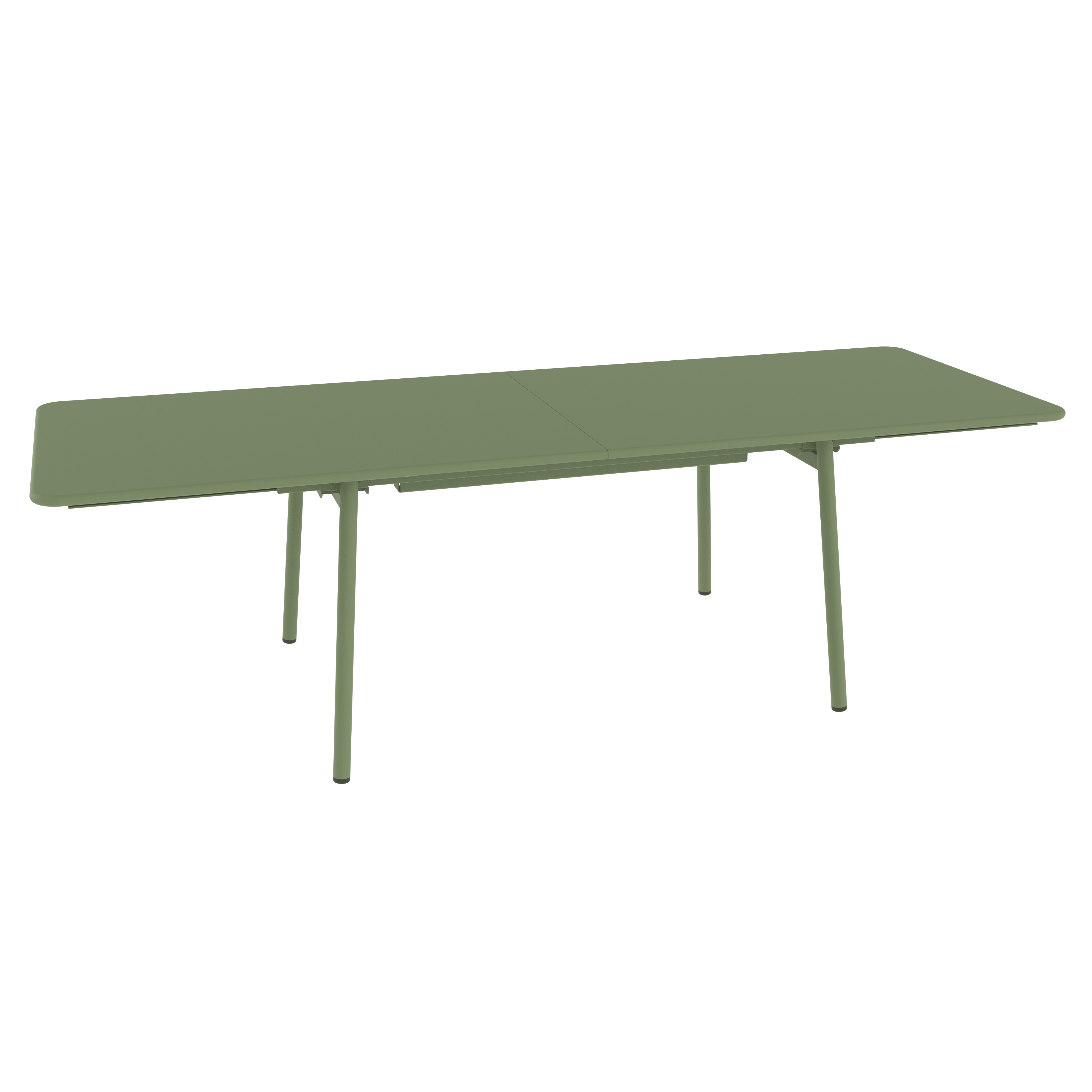 Fermob - Table de jardin rectangulaire extensible acier cactus 10 personnes Monceau Fermob