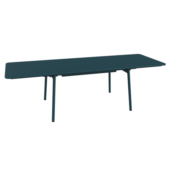 Fermob - Table de jardin rectangulaire extensible acier bleu acapulco 10 personnes Monceau Fermob