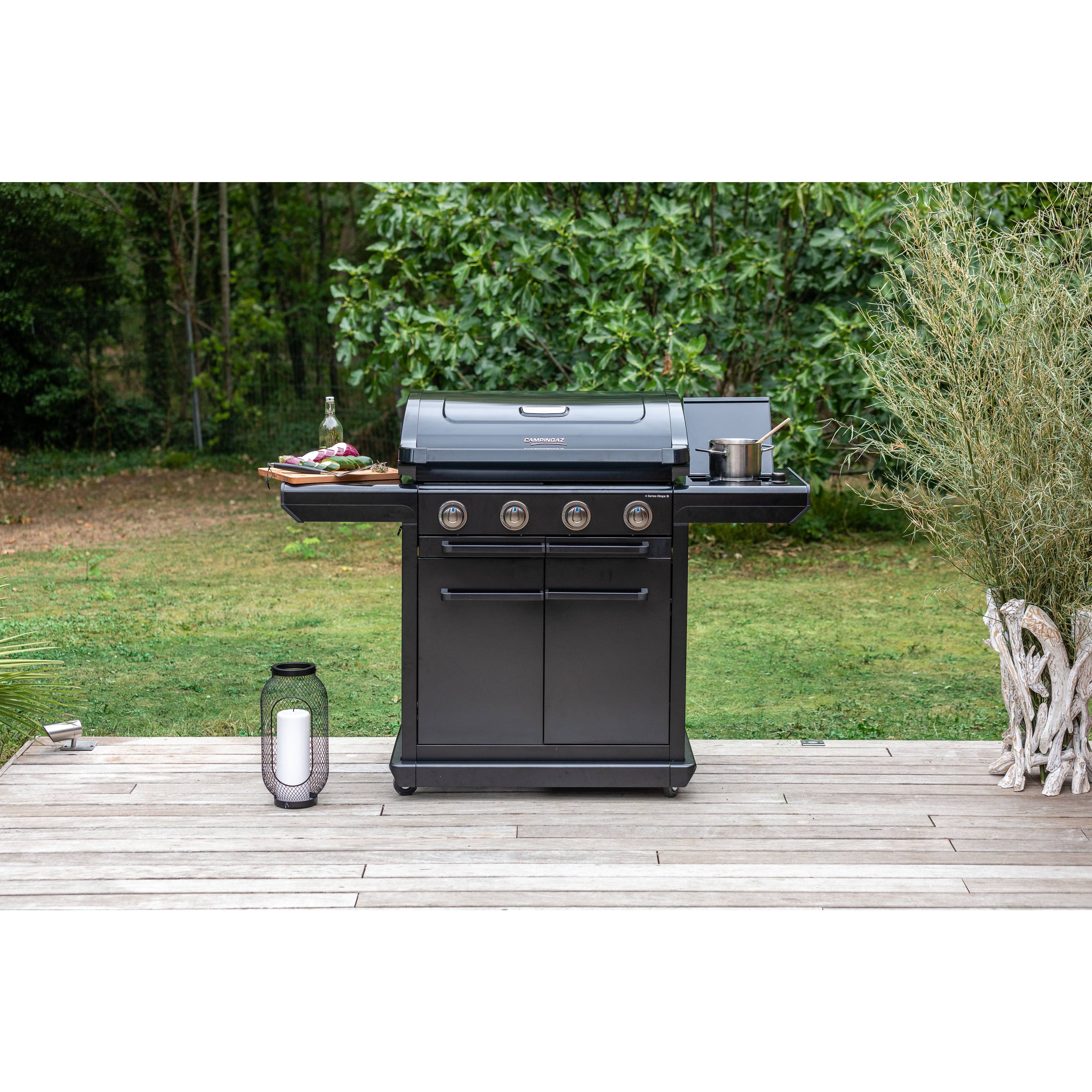 Campingaz - Barbecue à Gaz Premium Acier 4 Brûleur Inox Noir L 157 x P 69 x H 119 cm - CAMPINGAZ - Image 9