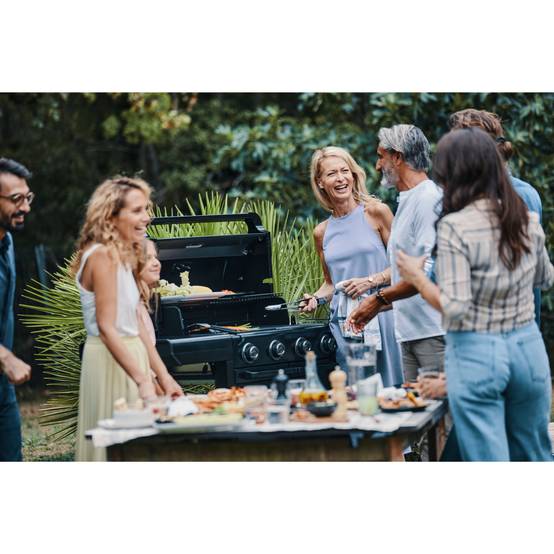 Campingaz - Barbecue à Gaz Premium Acier 4 Brûleur Inox Noir L 157 x P 69 x H 119 cm - CAMPINGAZ - Image 6