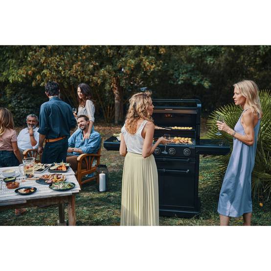 Campingaz - Barbecue à Gaz Premium Acier 4 Brûleur Inox Noir L 157 x P 69 x H 119 cm - CAMPINGAZ - Image 8