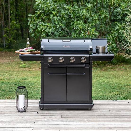 Campingaz - Barbecue à Gaz Premium Acier 4 Brûleur Inox Noir L 157 x P 69 x H 119 cm - CAMPINGAZ - Image 14