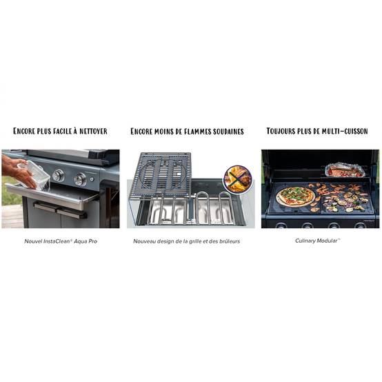 Campingaz - Barbecue à Gaz Premium Acier 4 Brûleur Inox Noir L 157 x P 69 x H 119 cm - CAMPINGAZ - Image 17