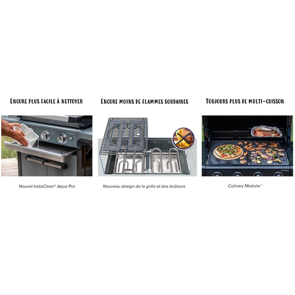 Campingaz - Barbecue à Gaz Premium Acier 4 Brûleur Inox Noir L 157 x P 69 x H 119 cm - CAMPINGAZ - Image 17