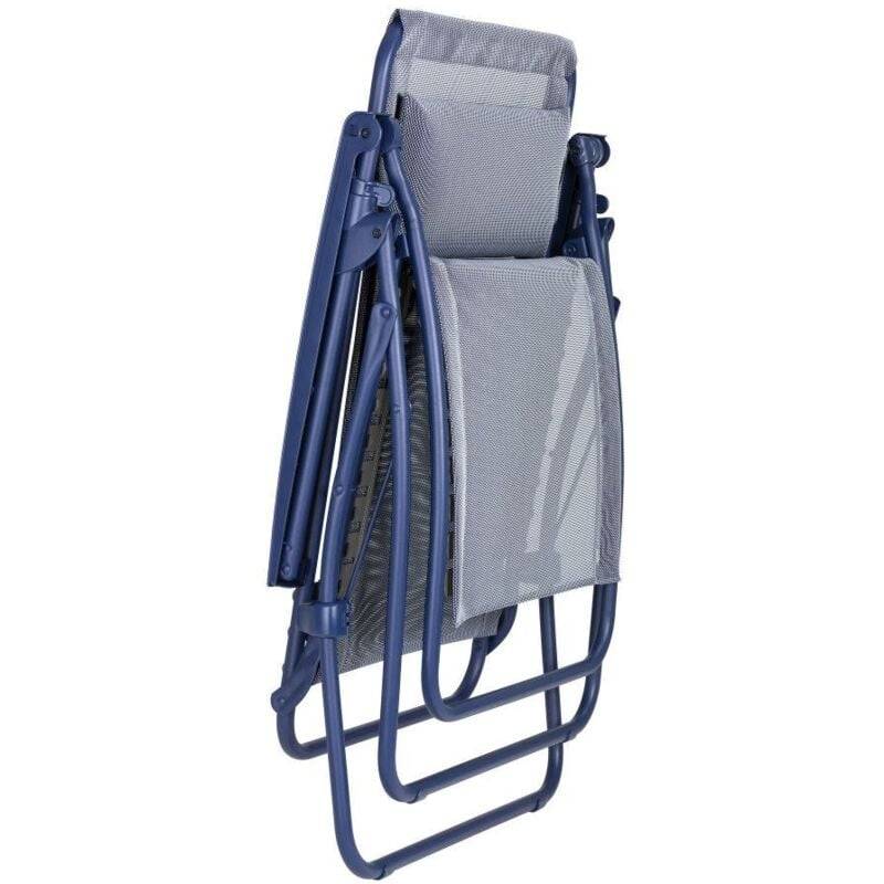 Lafuma-Mobilier - Fauteuil de jardin acier batyline indigo R-Clip Lafuma Mobilier - Image 5