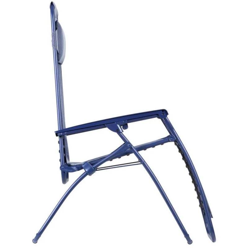 Lafuma-Mobilier - Fauteuil de jardin acier batyline indigo R-Clip Lafuma Mobilier - Image 1