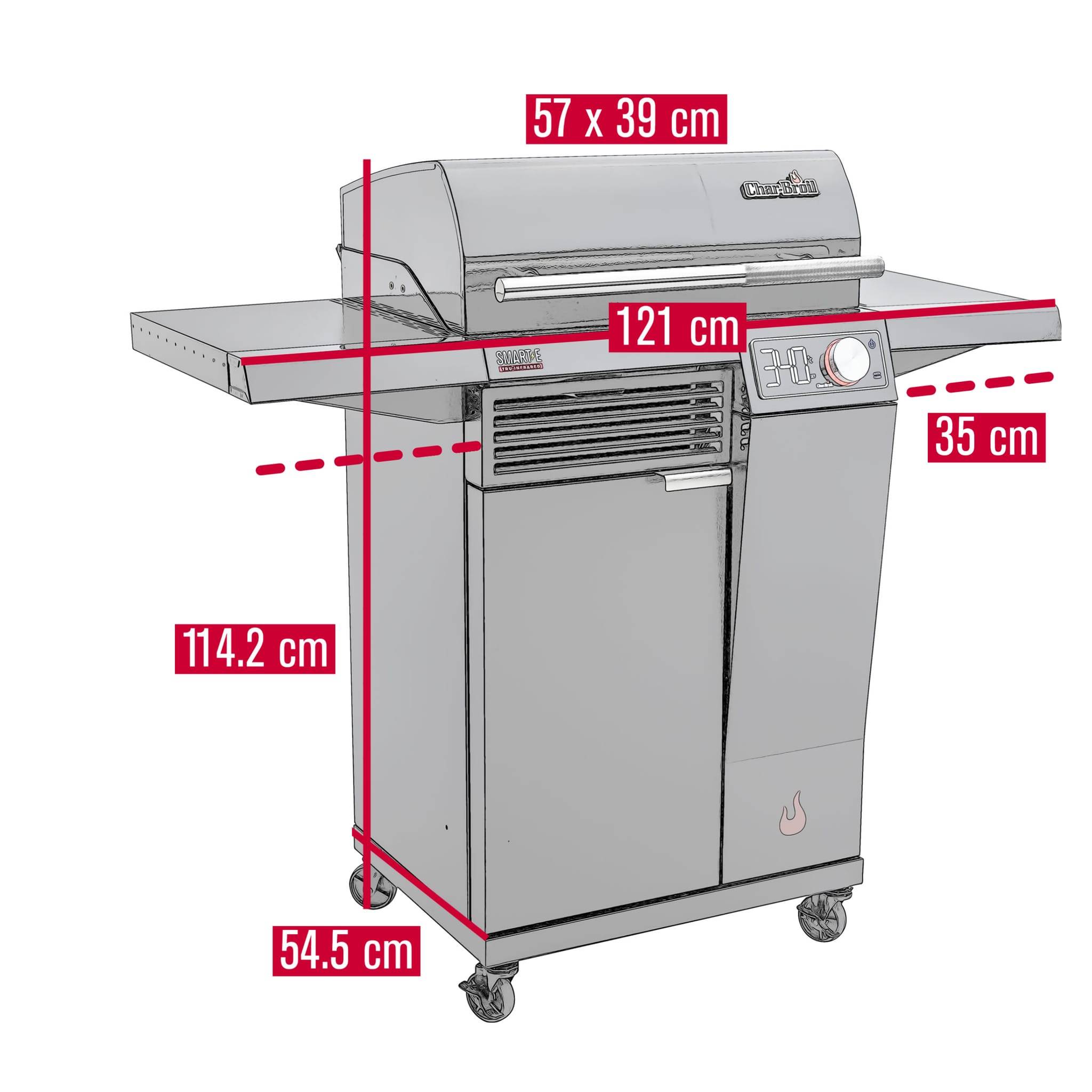Char-broil - Barbecue électrique SMART-E - CHAR-BROIL - Image 8