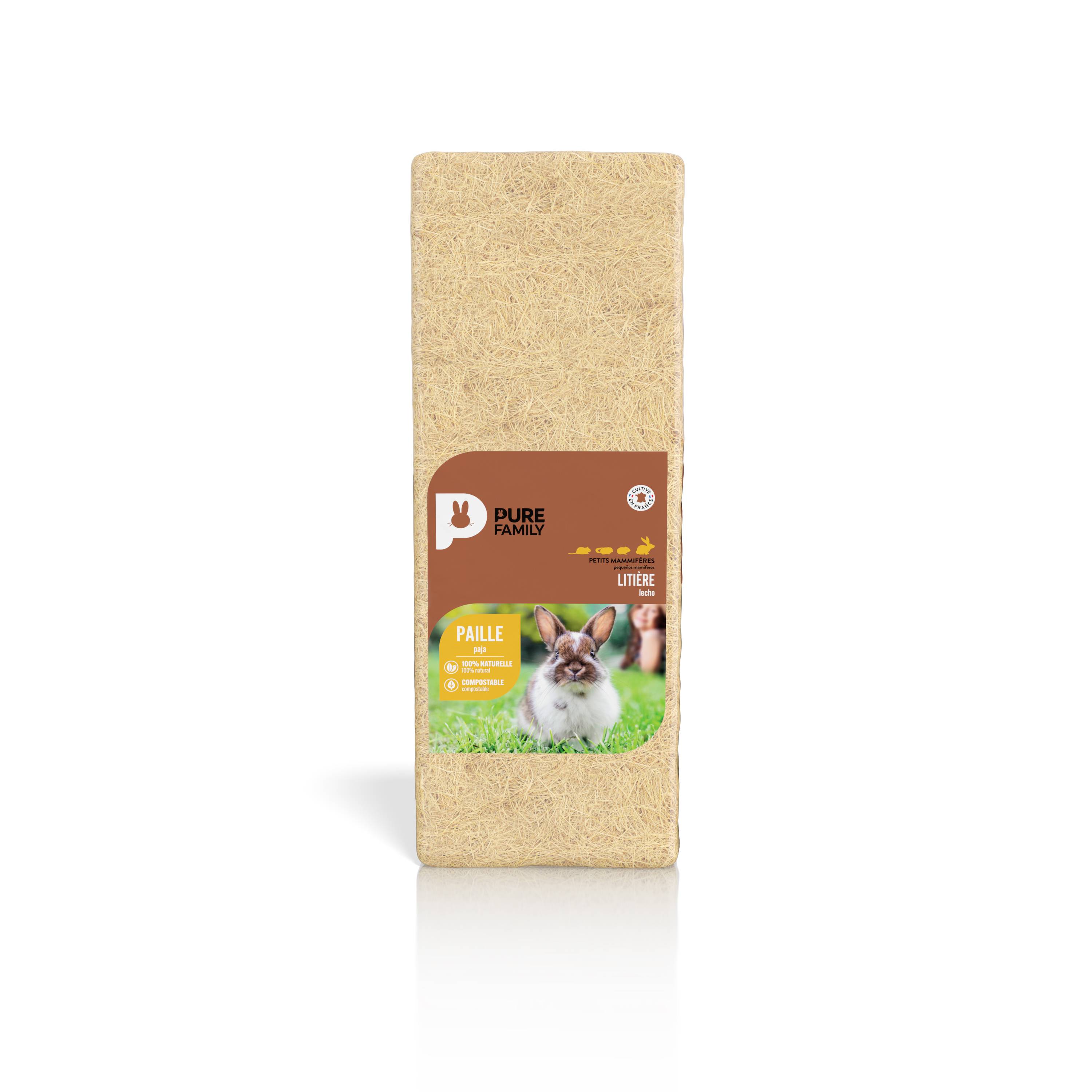Pure Family - Paille rongeur 20L - PURE FAMILY - Image 2