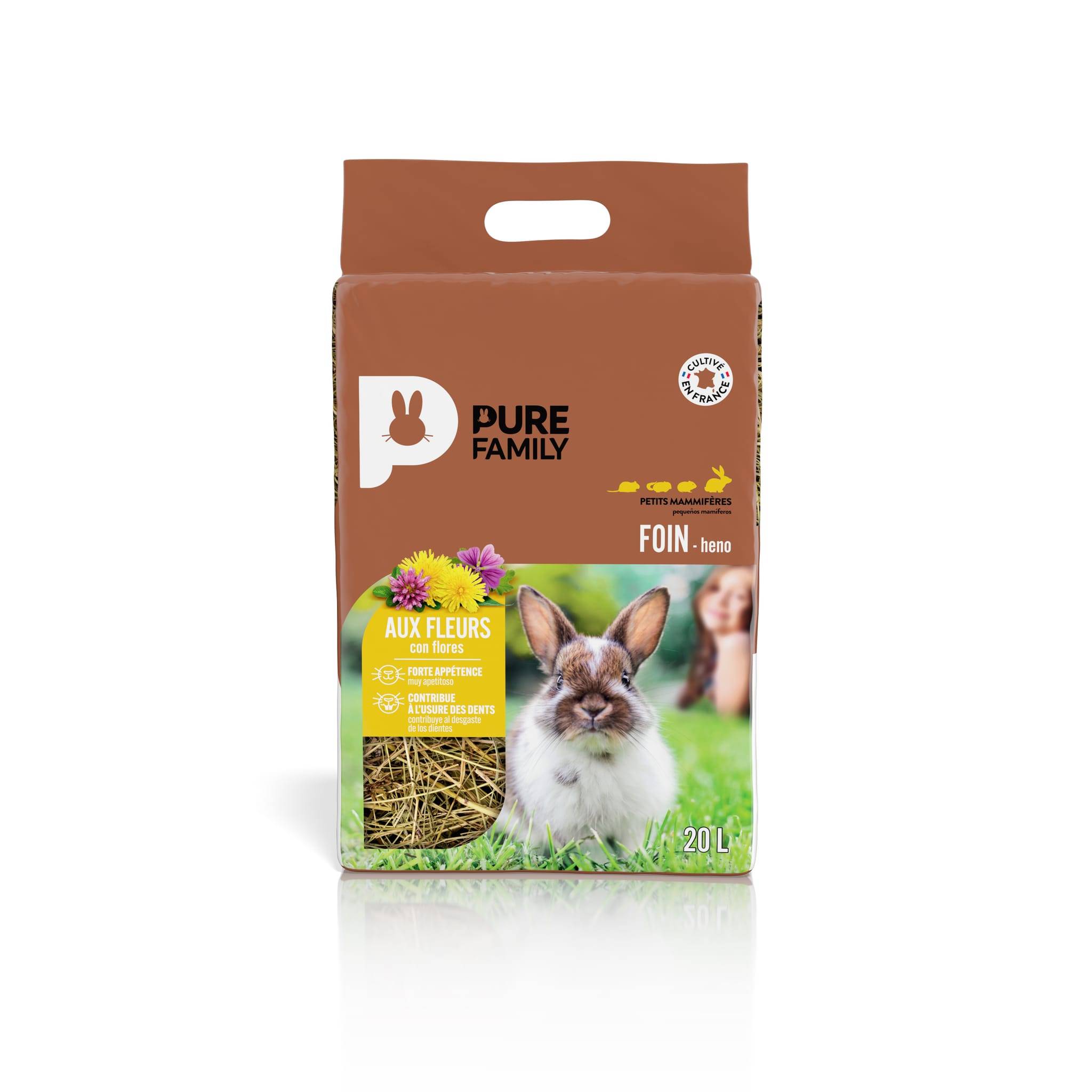 Pure Family - Foin aux fleurs 20 L PURE FAMILY - Image 1