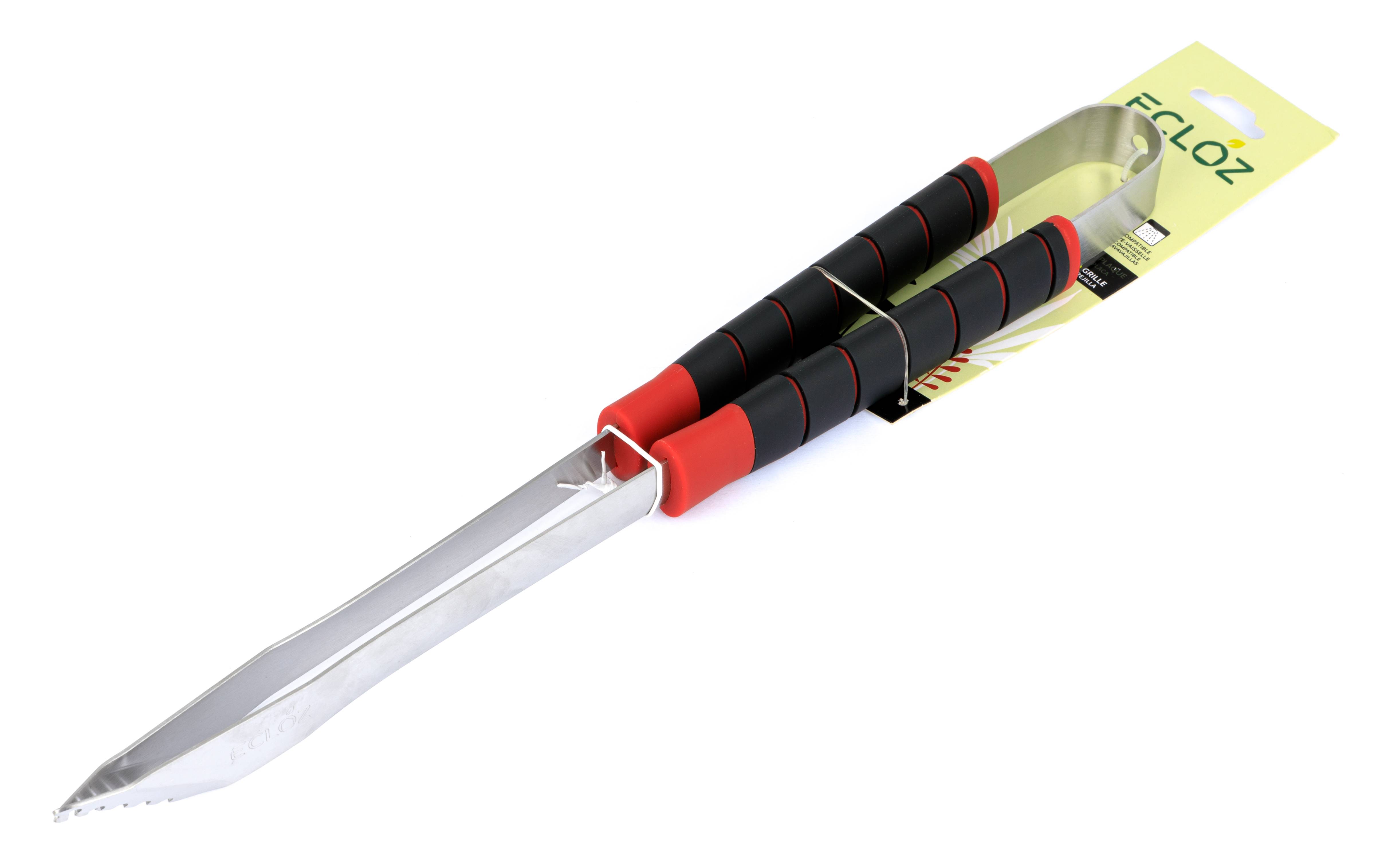 Ecloz - Pince 42,5 cm en acier inoxydable avec manche ecloz soft touch