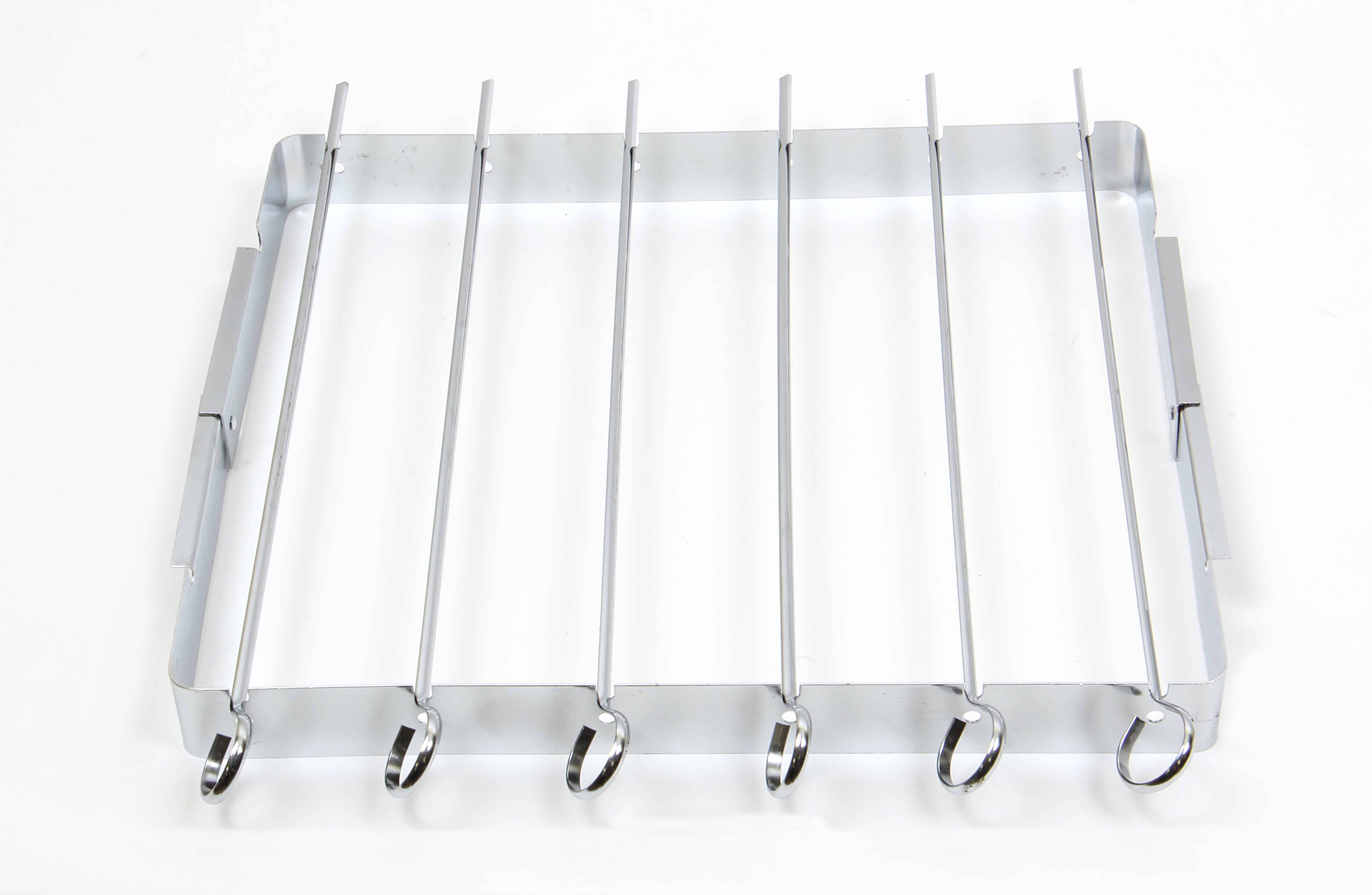 Ecloz - Porte-brochettes avec 6 brochettes en acier inoxydable - Image 3